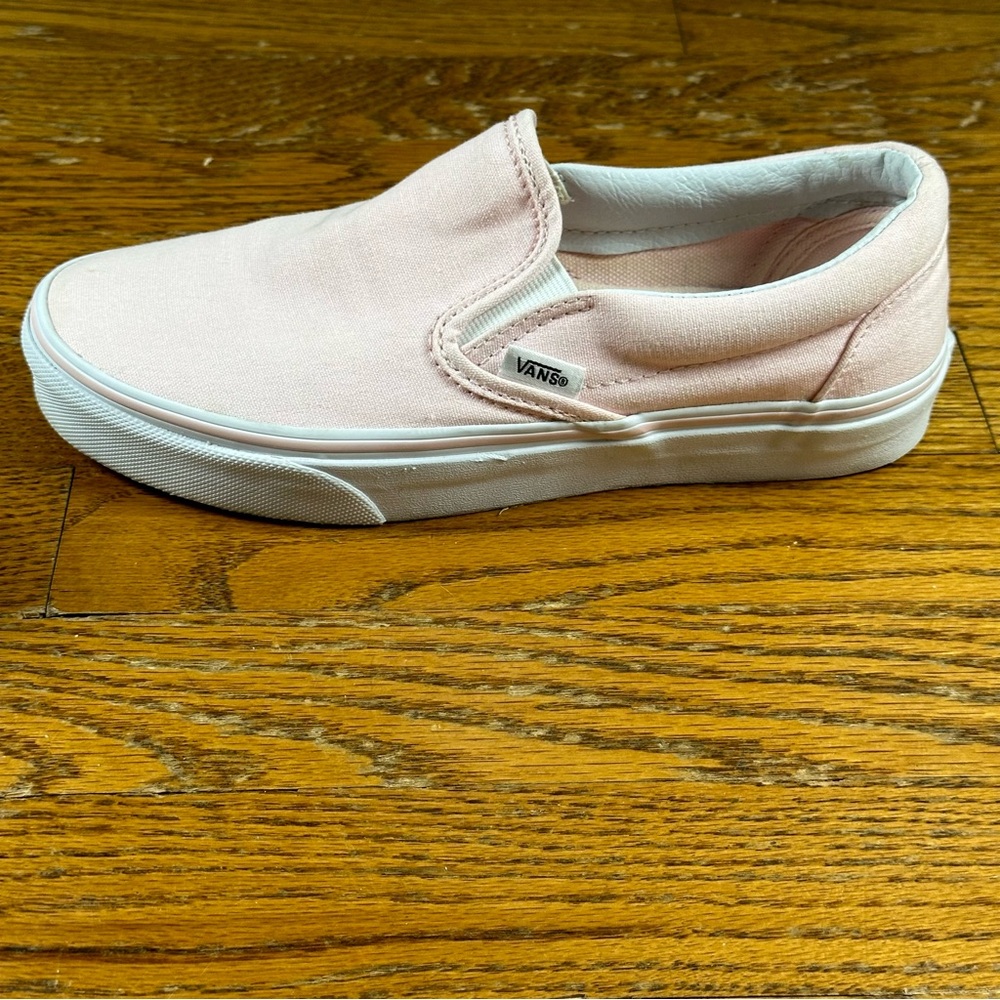 Vans Light Pink Slip On Classic Shoes Women’s Size 7